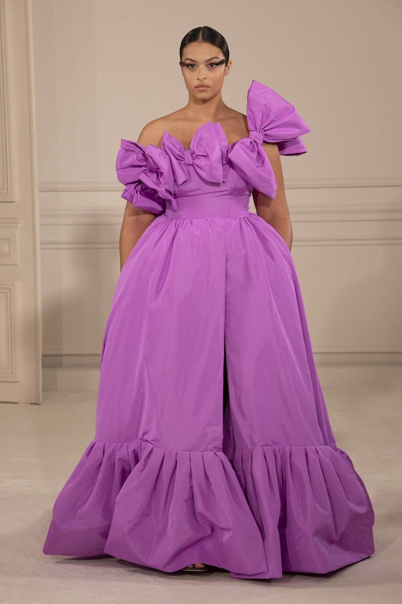 For Valentino's spring/summer 2022 haute couture collection, Pierpaolo Piccioli created looks for a range of body shapes and sizes. Photo: Valentino