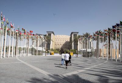 Cop28 takes place at Expo City Dubai. Ruel Pableo / The National