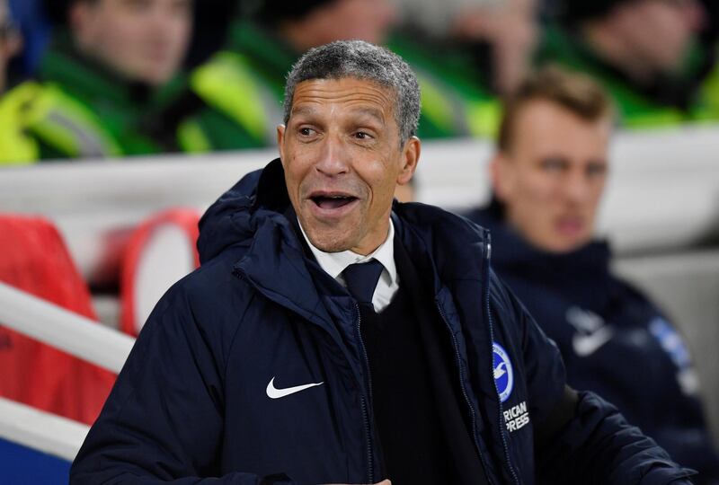 Soccer Football - Premier League - Brighton & Hove Albion v Burnley - The American Express Community Stadium, Brighton, Britain - February 9, 2019  Brighton manager Chris Hughton before the match    REUTERS/Toby Melville  EDITORIAL USE ONLY. No use with unauthorized audio, video, data, fixture lists, club/league logos or "live" services. Online in-match use limited to 75 images, no video emulation. No use in betting, games or single club/league/player publications.  Please contact your account representative for further details.