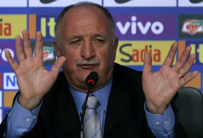 Manager Luiz Felipe Scolari won the World Cup with Brazil first in 2002. Sergio Moraes / Reuters 