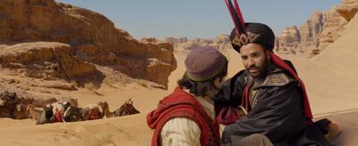 Marwan Kenzari star as villain Jafar. Screen grab / Walt Disney Studios YouTube