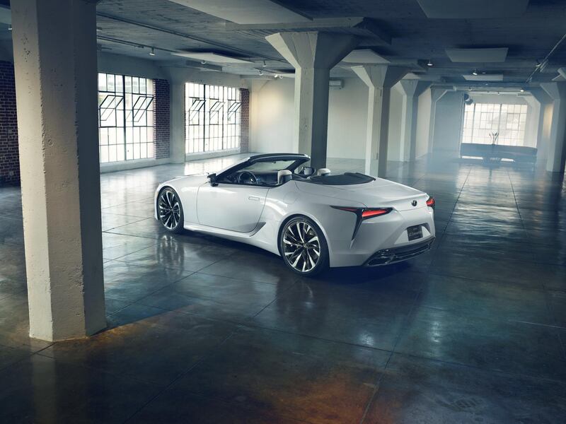 Lexus has taken the top off its LC 500 with a new convertible. Lexus