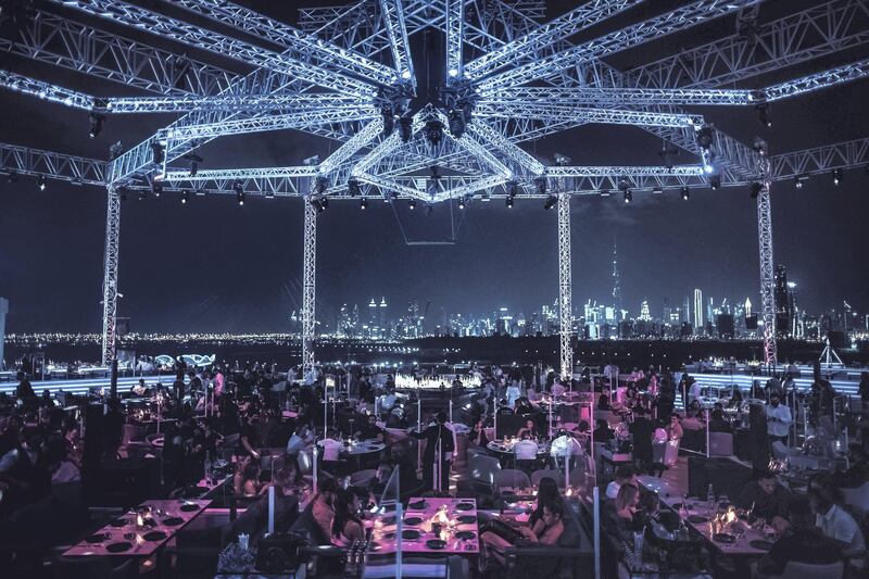 White Dubai has been transformed into a high-end restaurant and lounge with panoramic views of the Dubai skyline. All pictures courtesy Addmind Group