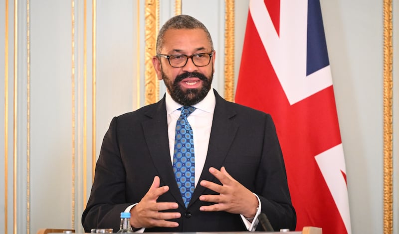 UK Foreign Secretary James Cleverly is visiting Qatar on a three-day trip that will also include Kuwait and Jordan. PA