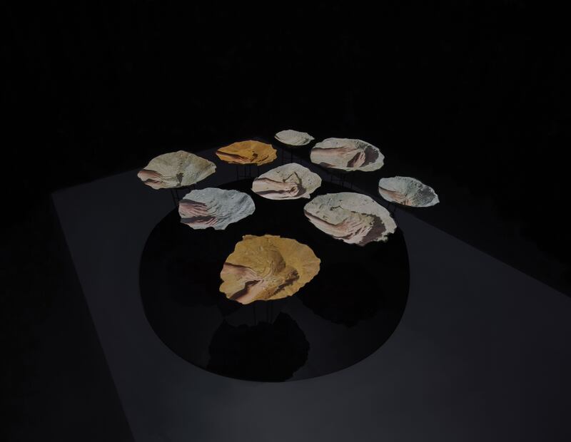 Earth Records by Syrian artist Talin Hazbar from the exhibition Refracted Identities, Shared Futures