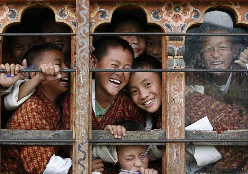 Bhutan helped to pioneer the concept of a national happiness index. Reuters  