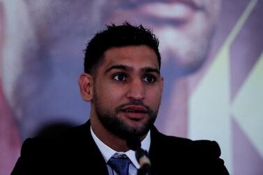 Amir Khan takes on the undefeated American Terence Crawford at Madison Square Garden in April. Reuters