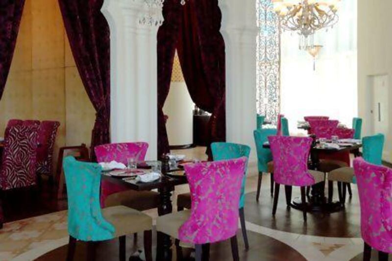 Peppermill offers 'colonial Indian cuisine' in an elaborately decorated setting. Courtesy Christine Iyer