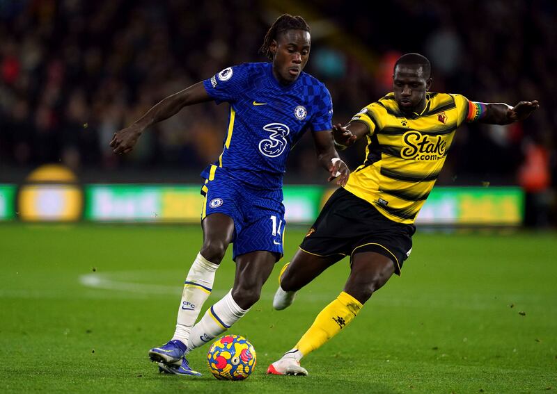 Trevoh Chalobah, 7 – Kept his composure with a sliding intervention to stab the ball away to safety after more good work from Watford down the right. Pushed into the middle after the break, but his night ended with disappointment when he picked up a knock. PA