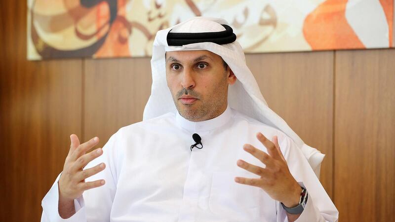 Chief executive of Mubadala and Manchester City chairman Khaldoon Al Mubarak is ranked the top Public investor by SWFI.  Pawan Singh / The National