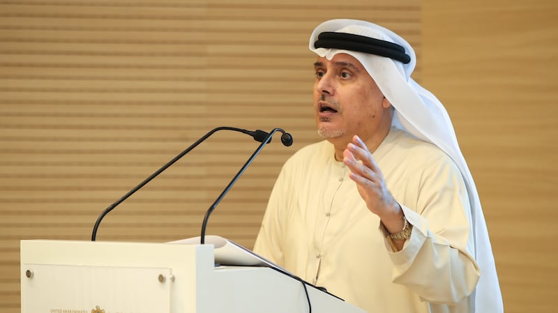 Dr Abdulrahman Al Awar, Minister of Human Resources and Emiratisation, is leading the drive. Victor Besa / The National