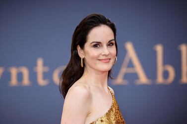 LONDON, ENGLAND - SEPTEMBER 09: Michelle Dockery attends the "Downton Abbey" World Premiere at Cineworld Leicester Square on September 09, 2019 in London, England. (Photo by Joe Maher/Getty Images)