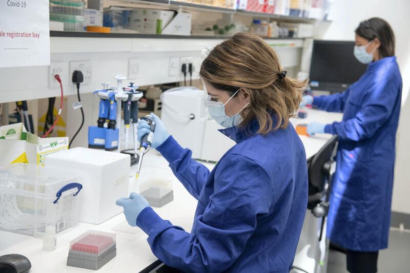 A researcher at the UAE-funded Zayed Centre for Research into Rare Disease in Children in London.