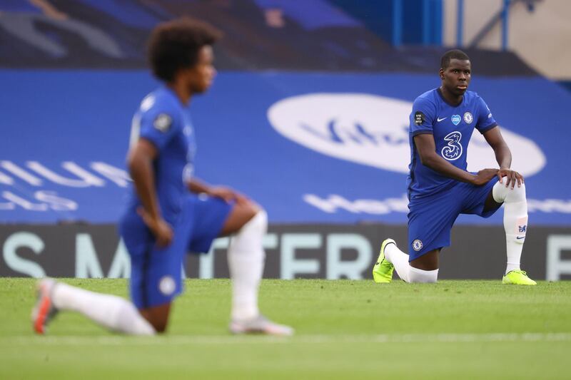 Kurt Zouma – 6, Should have scored with a header from a corner when six yards out early on. Daft booking for a foul on Max Aarons in an unthreatening position. AFP