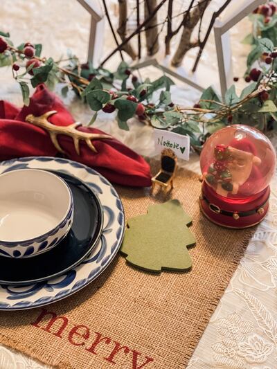 The festive table is the ideal place to try out different trends and themes without spending too much. Photo: Nathalie Khouri / The Cozy Interiors