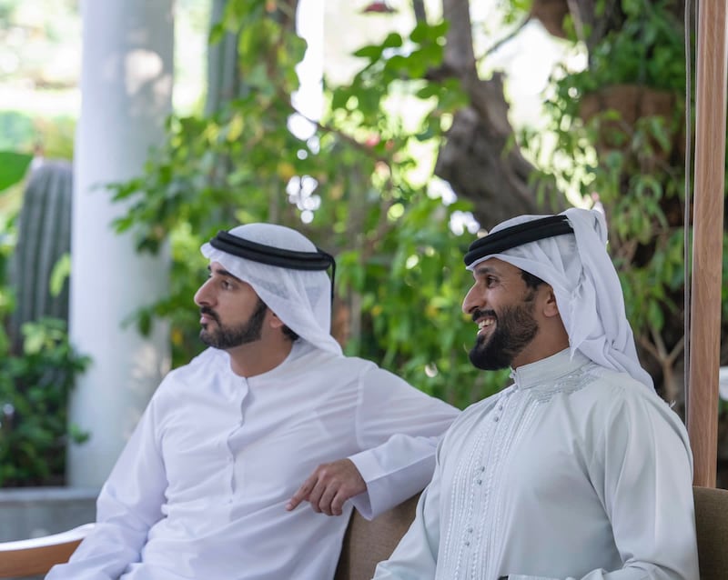 The meeting was also attended by Sheikh Hamdan bin Mohammed, Crown Prince of Dubai