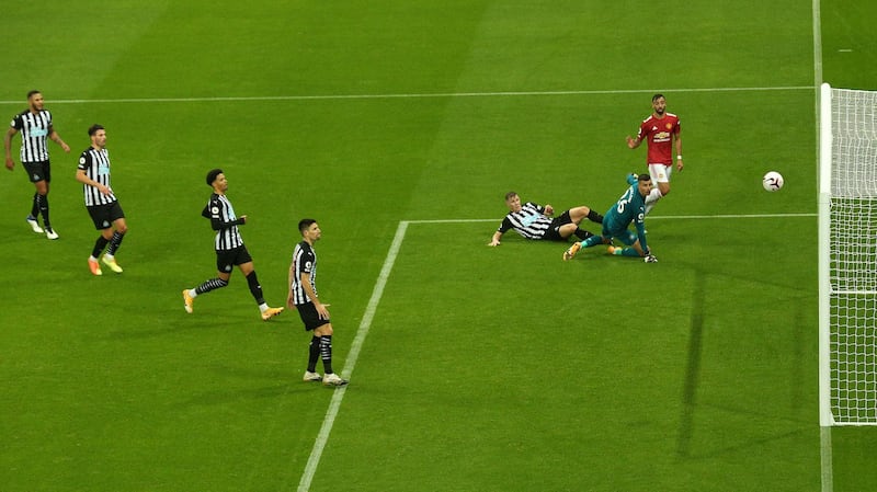 SUBS: Fabian Schar - (On for Hayden 49’) 6: Great ball over to Shelvey on right flank in second half but little impact apart from that. 
Ryan Fraser - (On for Joelinton 72') 6: Offered more attacking threat than the man he replaced. 
Miguel Almiron - (On for Hendrick 88') N/A. Getty