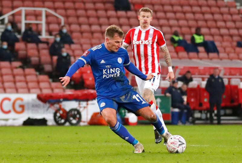 Right midfield: Marc Albrighton (Leicester City) – His well-taken goal helped secure one of the best results of the round as Leicester beat a usually solid Stoke side 4-0. Reuters