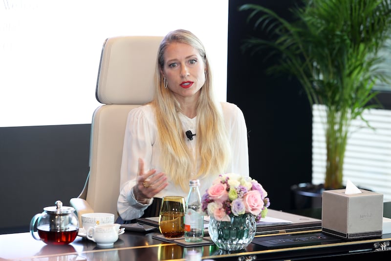 Jumeirah Group chief executive Katerina Giannouka says the company is on the lookout for suitable assets in big European cities. Pawan Singh / The National