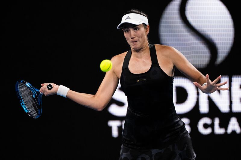 Garbine Muguruza has moved up to sixth in the WTA rankings. EPA