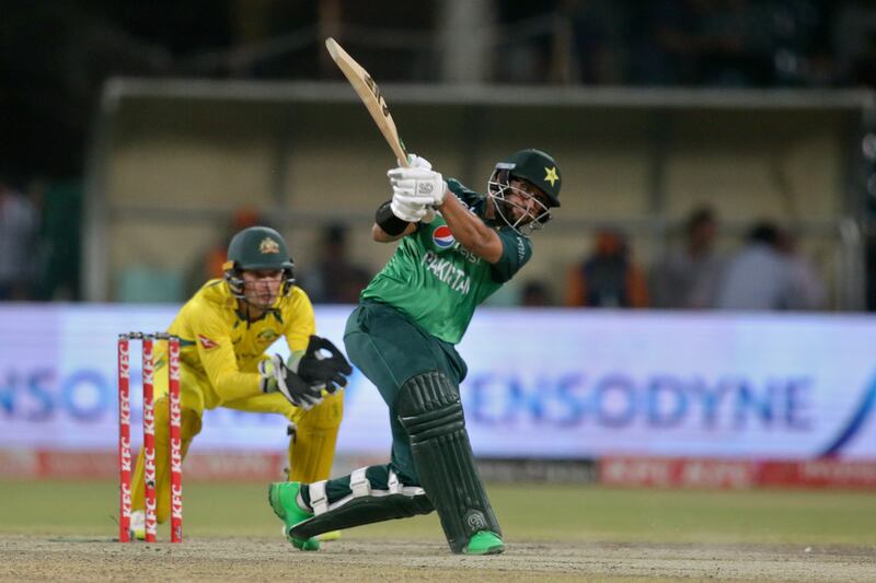 Pakistan's Imam-ul-Haq scored heavily against Australia at home. AP