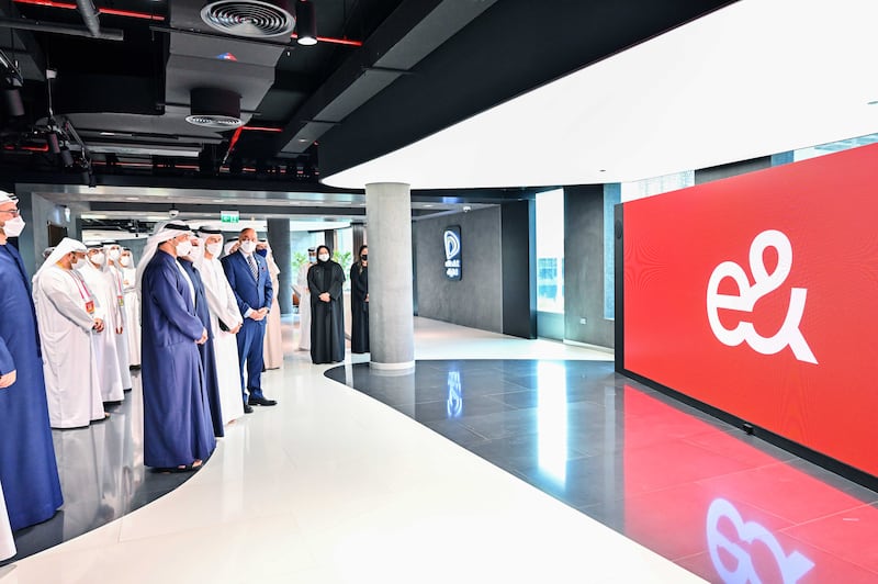 Sheikh Mansour bin Zayed, Deputy Prime Minister of the UAE and Minister of Presidential Affairs, launched e& on Wednesday, marking the transformation ambitions of Etisalat Group into a global technology and investment conglomerate. Wam