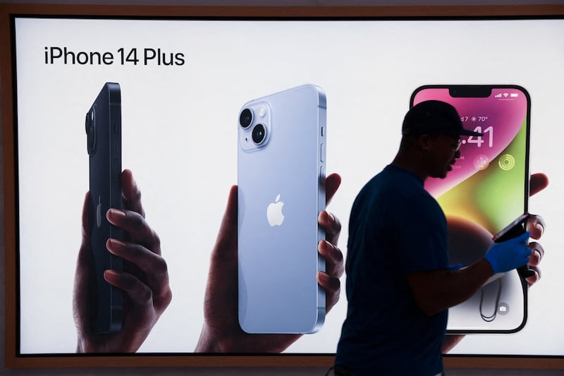 Apple launched its iPhone 14 series in September to attract high-spending and budget-conscious consumers. Reuters
