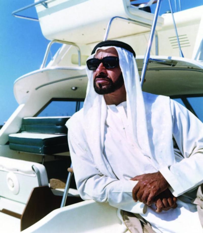 Sheikh Zayed's love of the sea was almost as great as his love of the desert