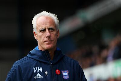 IPSWICH, ENGLAND - OCTOBER 22:  Mick McCarthy, manager of Ipswich Town looks on before the Sky Bet Championship match between Ipswich Town and Norwich City at Portman Road on October 22, 2017 in Ipswich, England.  (Photo by Dan Istitene/Getty Images)