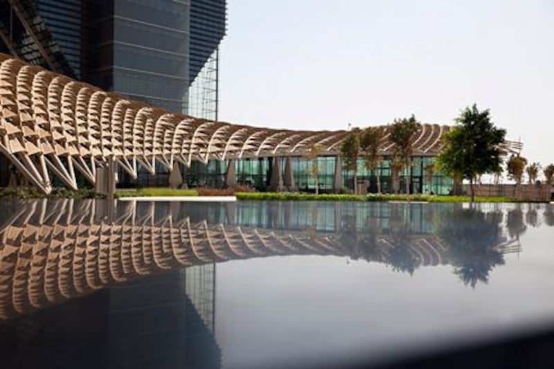 Abu Dhabi, United Arab Emirates, June 26, 2013:  
View of the Galleria, a future luxury-brands mall on Wednesday, June 26, 2013, at the Sowwah Island in Abu Dhabi. 
Silvia Razgova / The National

Reporter: standalone


