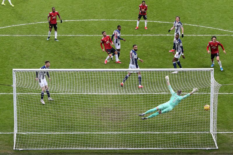WEST BROM RATINGS: Sam Johnstone - 7. Had no chance of stopping Bruno Fernandes’ volley but did well to deny Mason Greenwood with an outstretched foot. Made an outstanding save to stop Harry Maguire’s header in the final moments. Getty