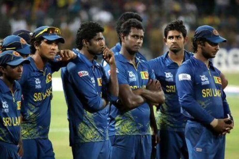 Sri Lanka lost their fourth straight ICC event final. MA Pushpa Kumara / EPA