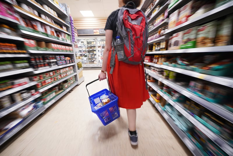 British supermarkets recorded an unexpectedly bumper Christmas, driven by sales of groceries. PA