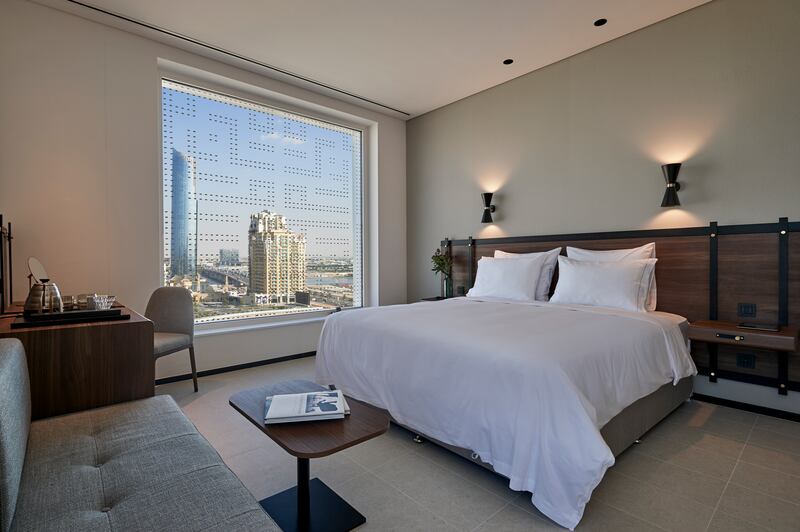 Design-centric rooms await at Form Hotel Dubai. Photo: Design Hotels