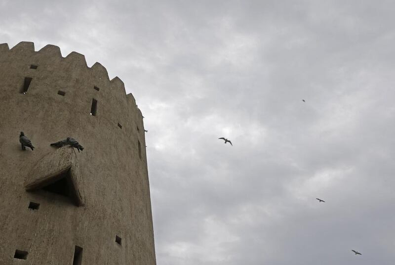 Cloudy day ahead in the UAE with temperatures dropping into the single digits at night. Jeffrey E Biteng / The National