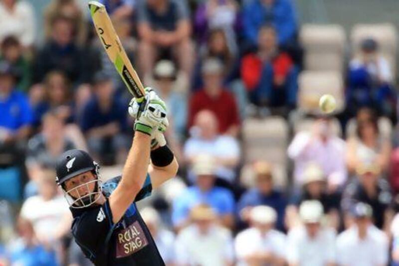 Martin Guptill helped New Zealand to vicrtory over England.