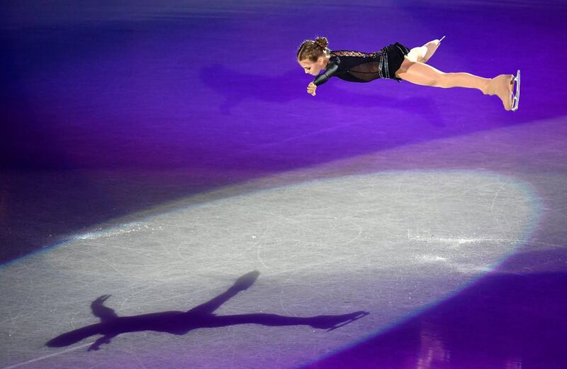 Alexandra Trusova of Russia in action during the Gala Exhibition of the ISU Grand Prix of Figure Skating final 2017 in Nagoya, central Japan. Franck Robichon / EPA