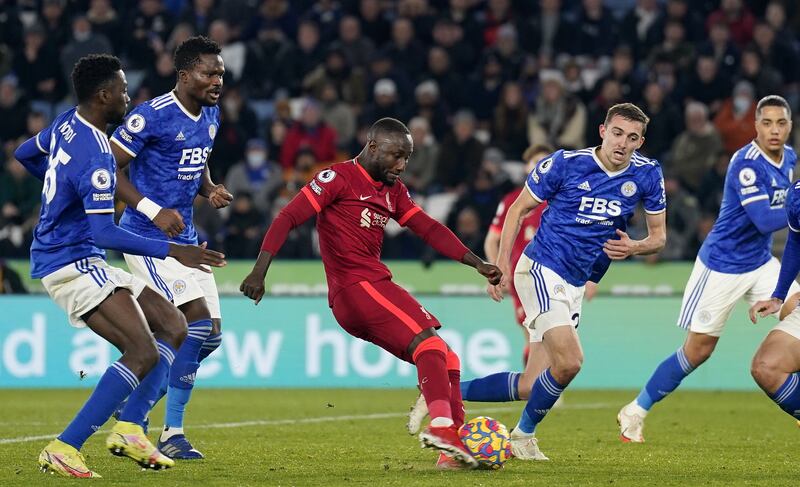 Naby Keita - 6.3: Outstanding in the rout against Manchester United but still hasn't been a midfield mainstay. Only 64 Premier League appearances across four seasons. Linked with a move to Barcelona. EPA