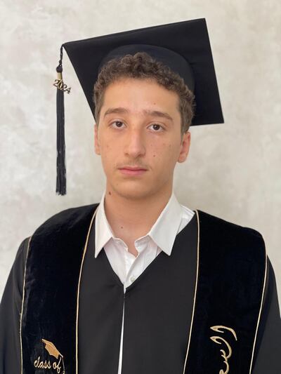 Waleed Al Asadi, an 18-year-old Palestinian pupil at International Private School Abu Dhabi, is one of the highest scorers in the country in the Advanced stream. Source: Waleed Al Asadi
