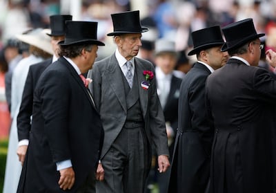 Prince Edward, Duke of Kent,at at Royal Ascot. Reuters