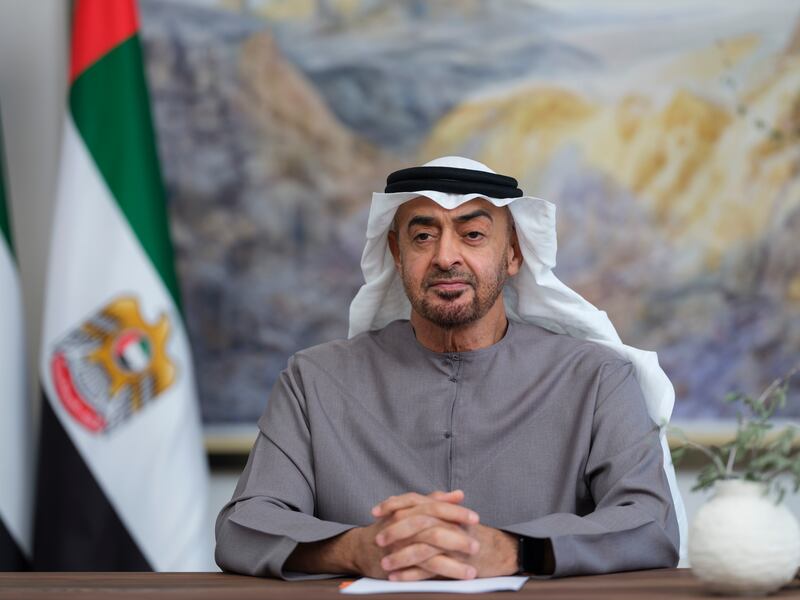 President Sheikh Mohamed. Photo: Ministry of Presidential Affairs

( Hamad Al Kaabi / Ministry of Presidential Affairs )​
---