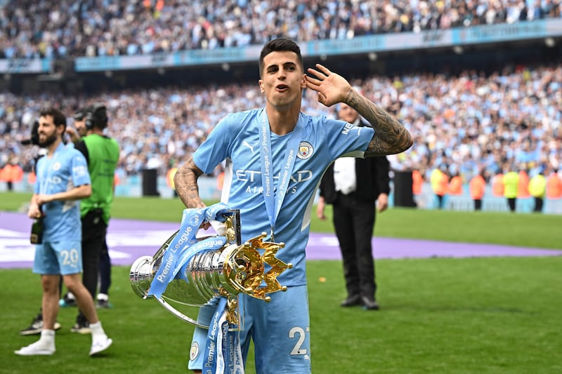 32) Manchester City's Joao Cancelo, £66.72m. AFP