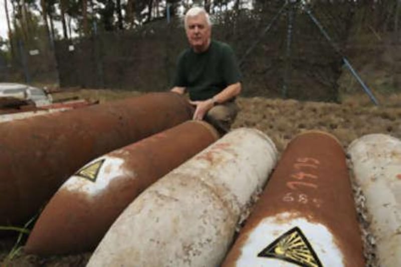 Hans-Jürgen Weise says searching for unexploded Second World War bombs has slowed down because of lack of funding.