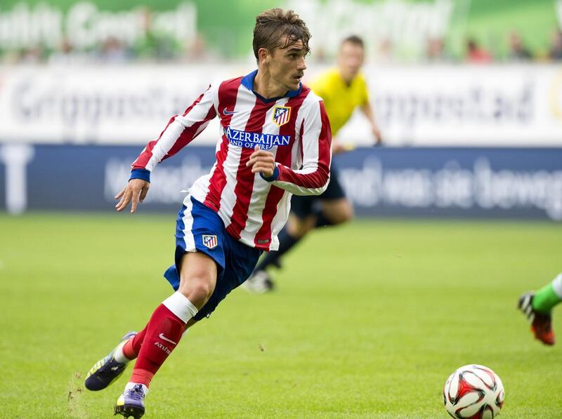 French forward Antoine Griezmann is one of the big names signed by Atletico Madrid.  John MacDougall / AFP