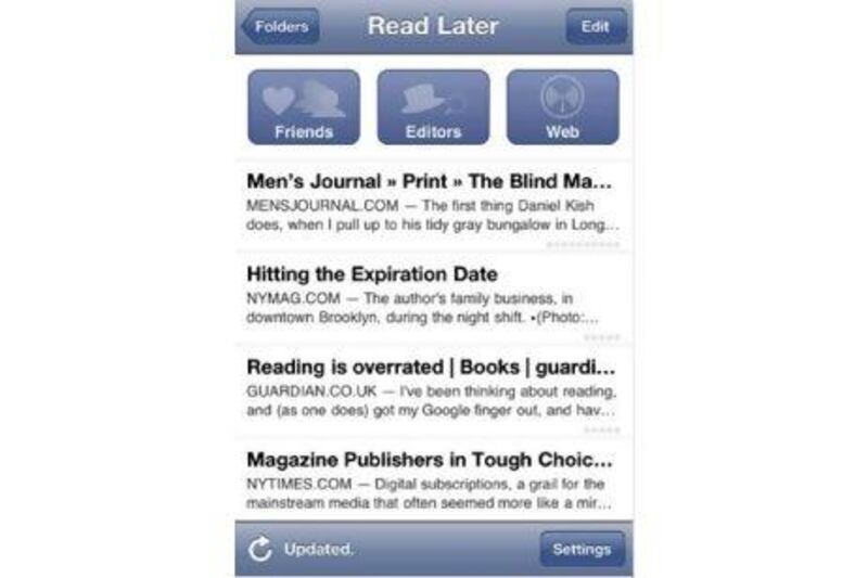 Instapaper helps you remember all the things you find interesting.