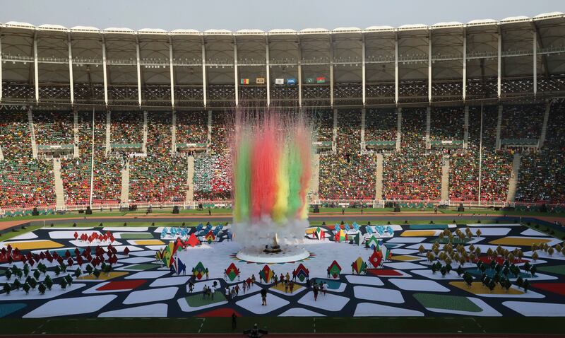 The opening ceremony prior the Africa Cup of Nations match between Cameroon and Burkina Faso. EPA