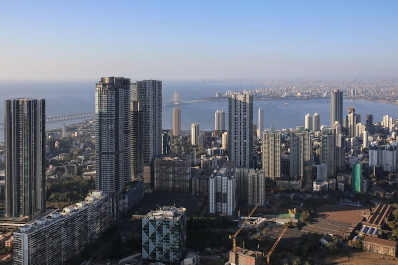 Residential and commercial buildings in Mumbai. Bloomberg