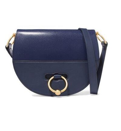 JW Anderson Latch smooth and textured-leather shoulder bag. Net-a-Porter