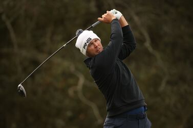 ST SIMONS ISLAND, GEORGIA - NOVEMBER 19: Seamus Power of Ireland plays his shot from the second tee at Sea Island Resort Seaside Course on November 19, 2022 in St Simons Island, Georgia.    Mike Mulholland / Getty Images / AFP (Photo by Mike Mulholland  /  GETTY IMAGES NORTH AMERICA  /  Getty Images via AFP)