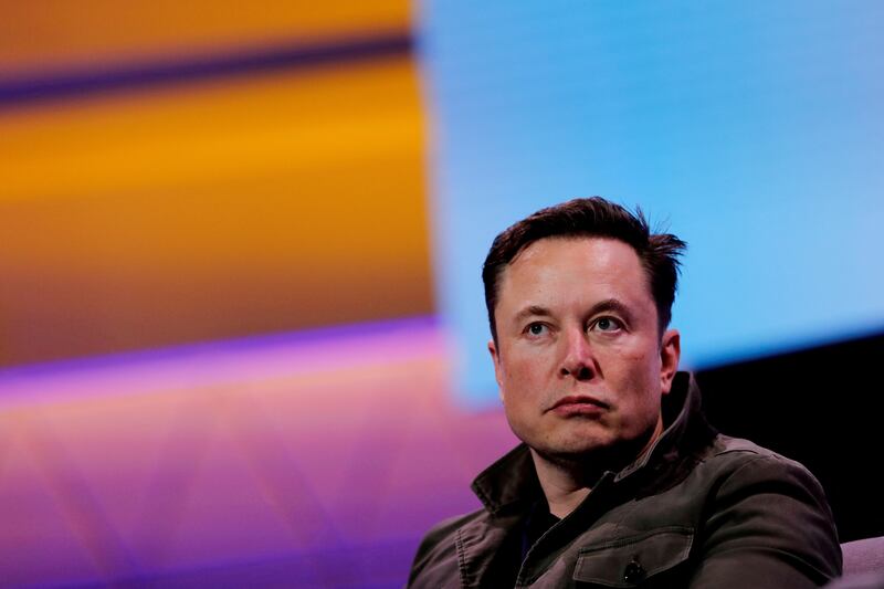 SpaceX owner and Tesla chief executive Elon Musk. Reuters